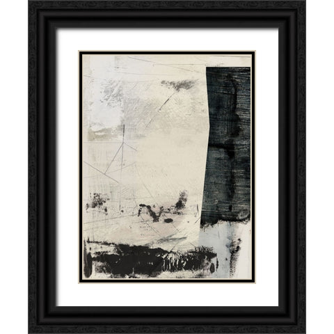 Movement Black Ornate Wood Framed Art Print with Double Matting by Hobday, Dan