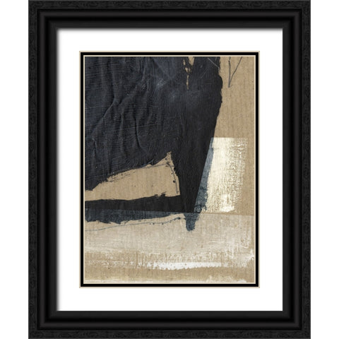 Texture Black Ornate Wood Framed Art Print with Double Matting by Hobday, Dan