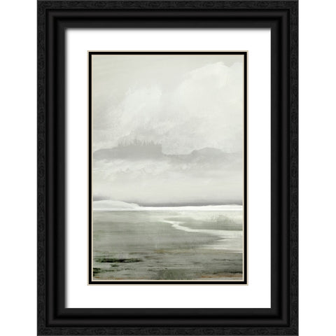 Lakes Black Ornate Wood Framed Art Print with Double Matting by Hobday, Dan