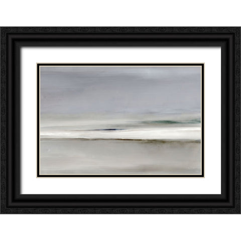 Horizon Black Ornate Wood Framed Art Print with Double Matting by Hobday, Dan