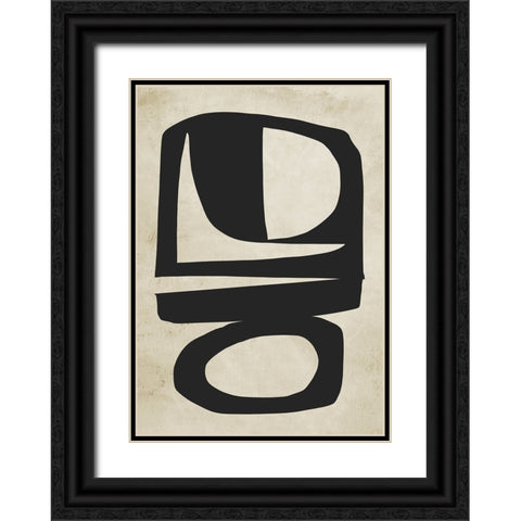 Chance Black Ornate Wood Framed Art Print with Double Matting by Hobday, Dan