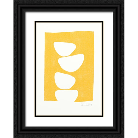 Mellow No2 Black Ornate Wood Framed Art Print with Double Matting by Hobday, Dan