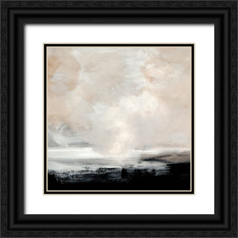 Clouds Black Ornate Wood Framed Art Print with Double Matting by Hobday, Dan