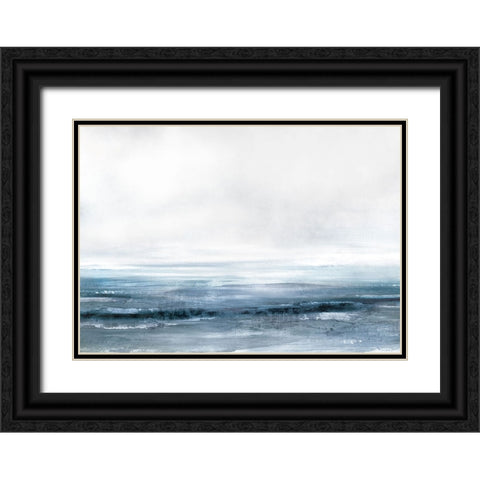 Water Black Ornate Wood Framed Art Print with Double Matting by Hobday, Dan