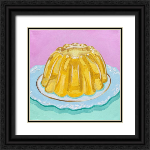 Lemon Jello Black Ornate Wood Framed Art Print with Double Matting by Key and Sea