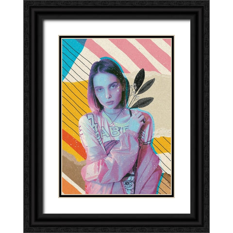 The Illusionist Black Ornate Wood Framed Art Print with Double Matting by Demir, Aylin