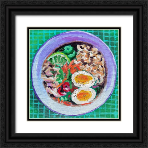 Ramen Black Ornate Wood Framed Art Print with Double Matting by and Sea, Key