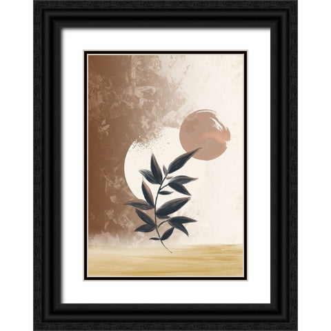 Akintola Black Ornate Wood Framed Art Print with Double Matting by Roze, Fadil