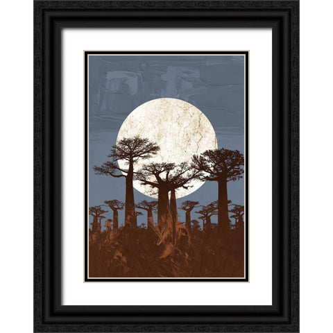 Onyesha Odili Black Ornate Wood Framed Art Print with Double Matting by Roze, Fadil