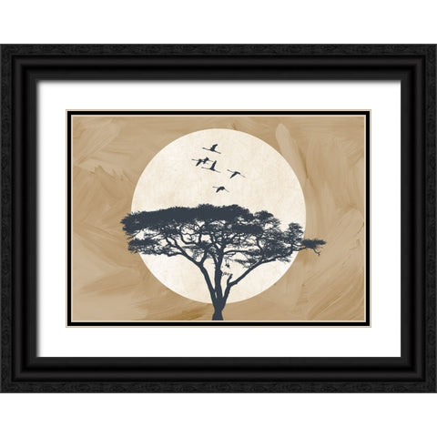 Ethiopia Spirit Black Ornate Wood Framed Art Print with Double Matting by Roze, Fadil