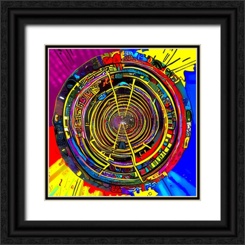 IT3 Black Ornate Wood Framed Art Print with Double Matting by Baco, Velibor