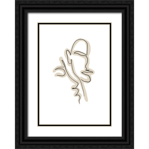 Untitled Black Ornate Wood Framed Art Print with Double Matting by Boulova, Veronika