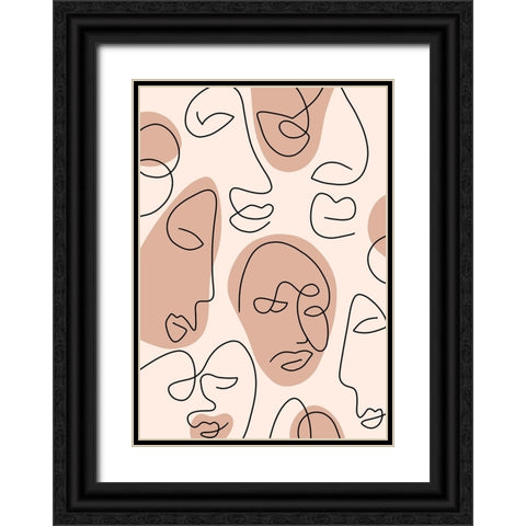 Untitled Black Ornate Wood Framed Art Print with Double Matting by Boulova, Veronika