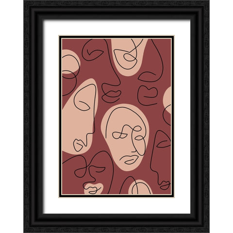 Untitled Black Ornate Wood Framed Art Print with Double Matting by Boulova, Veronika