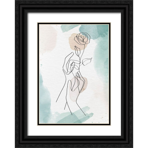 Morus Lutea Black Ornate Wood Framed Art Print with Double Matting by Roze, Fadil