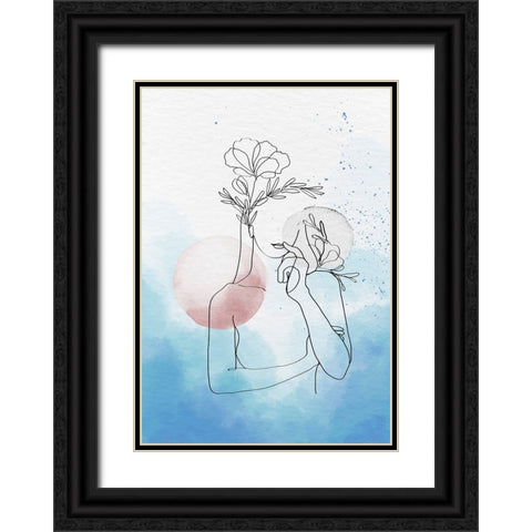 Virginianum Black Ornate Wood Framed Art Print with Double Matting by Roze, Fadil