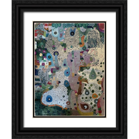 Mirrors and Space Black Ornate Wood Framed Art Print with Double Matting by Loebelsohn, Alise
