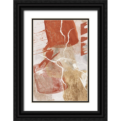 Golden globe 3 Black Ornate Wood Framed Art Print with Double Matting by Ann Moss, Sally