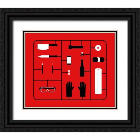 Tonight Is the Night Black Ornate Wood Framed Art Print with Double Matting by Bodart, Florent