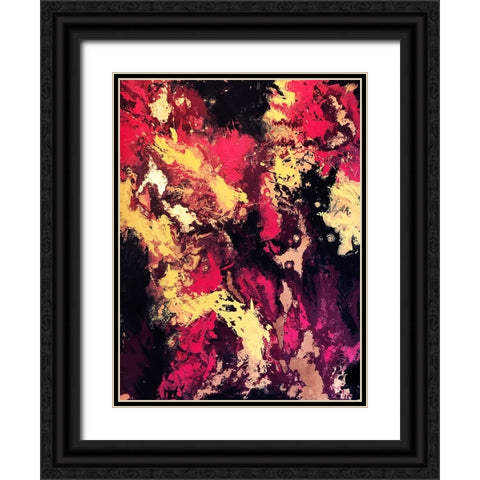 Abberation Black Ornate Wood Framed Art Print with Double Matting by Storms, Alyson