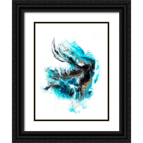 Acropora Black Ornate Wood Framed Art Print with Double Matting by Storms, Alyson