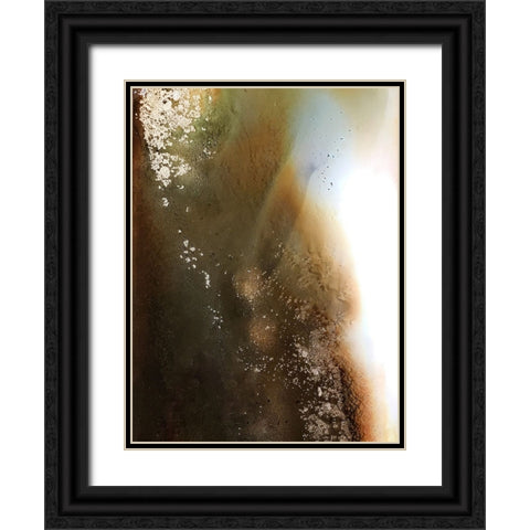 Agate Black Ornate Wood Framed Art Print with Double Matting by Storms, Alyson