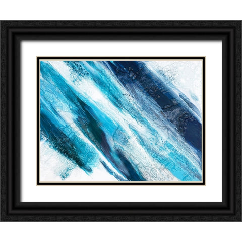 Arctic Ice Black Ornate Wood Framed Art Print with Double Matting by Storms, Alyson