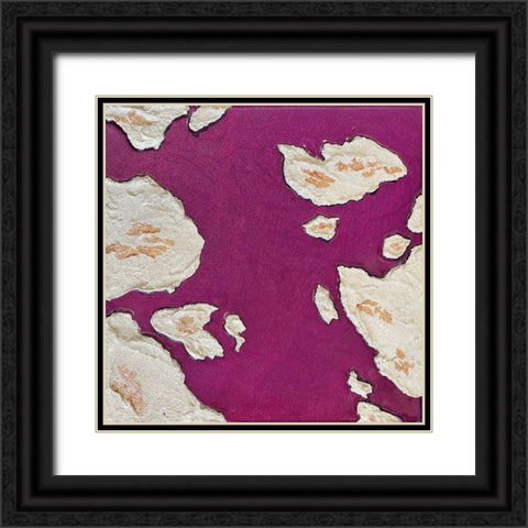 Aubergine Islands Black Ornate Wood Framed Art Print with Double Matting by Storms, Alyson