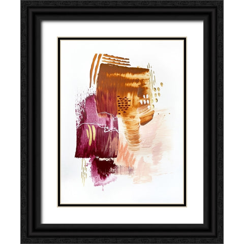 Autumnal Bliss 3 Black Ornate Wood Framed Art Print with Double Matting by Storms, Alyson