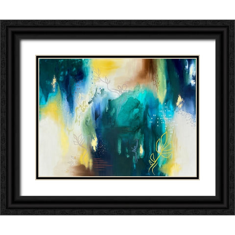 Botanical Beauty Black Ornate Wood Framed Art Print with Double Matting by Storms, Alyson