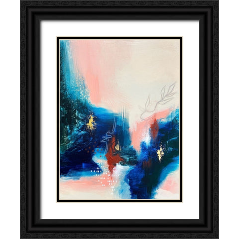 Botanical Vision Part A Black Ornate Wood Framed Art Print with Double Matting by Storms, Alyson