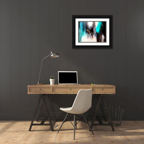 Cavern Black Ornate Wood Framed Art Print with Double Matting by Storms, Alyson