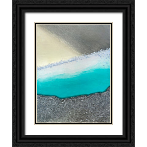 Desert Oasis 1 Black Ornate Wood Framed Art Print with Double Matting by Storms, Alyson