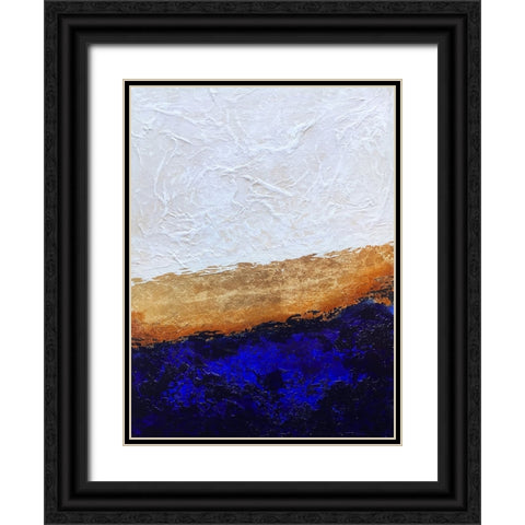 Framework Black Ornate Wood Framed Art Print with Double Matting by Storms, Alyson