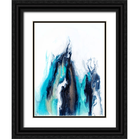 Halophila Black Ornate Wood Framed Art Print with Double Matting by Storms, Alyson