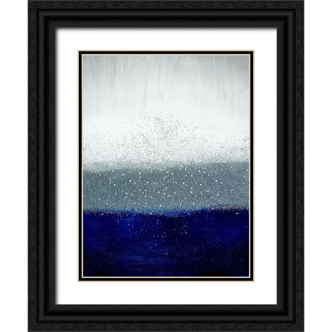 Indigo Dream Black Ornate Wood Framed Art Print with Double Matting by Storms, Alyson