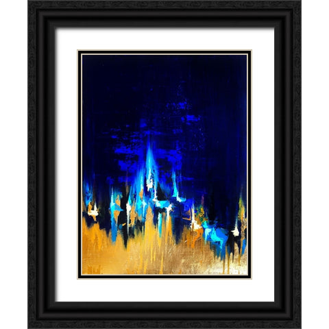 Into the Night Black Ornate Wood Framed Art Print with Double Matting by Storms, Alyson