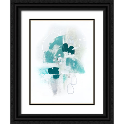 Island Sea Breeze Black Ornate Wood Framed Art Print with Double Matting by Storms, Alyson