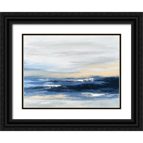 Neahbay Black Ornate Wood Framed Art Print with Double Matting by Storms, Alyson