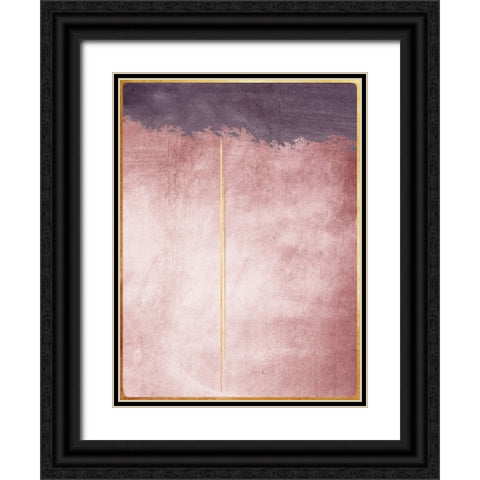 Pink and Yellow 2 Black Ornate Wood Framed Art Print with Double Matting by Storms, Alyson