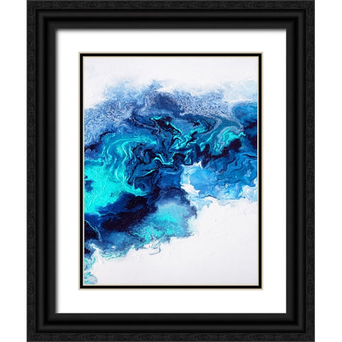 Rainbow Smoke 1 Black Ornate Wood Framed Art Print with Double Matting by Storms, Alyson