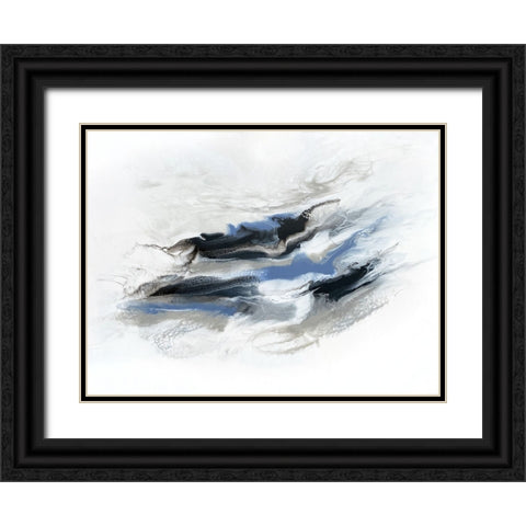 Repose Black Ornate Wood Framed Art Print with Double Matting by Storms, Alyson