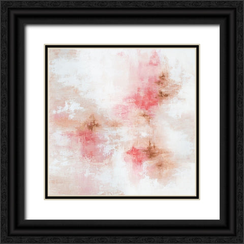 Rose Gold 1 Black Ornate Wood Framed Art Print with Double Matting by Storms, Alyson