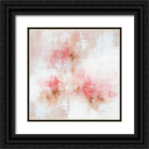 Rose Gold 2 Black Ornate Wood Framed Art Print with Double Matting by Storms, Alyson