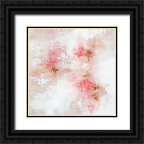 Rose Gold 3 Black Ornate Wood Framed Art Print with Double Matting by Storms, Alyson