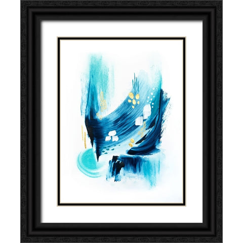 Trident Seas 2 Black Ornate Wood Framed Art Print with Double Matting by Storms, Alyson