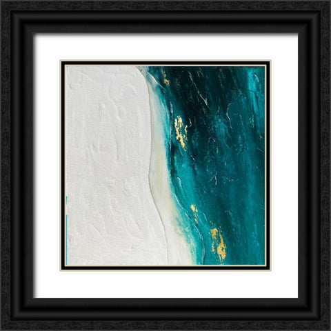 Verdant Sands Black Ornate Wood Framed Art Print with Double Matting by Storms, Alyson