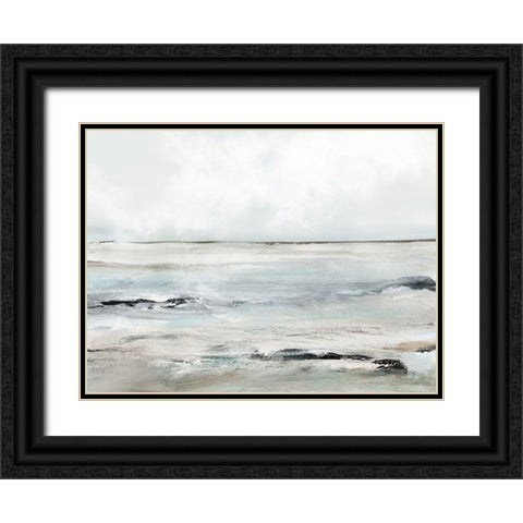Sandybay Black Ornate Wood Framed Art Print with Double Matting by Hobday, Dan