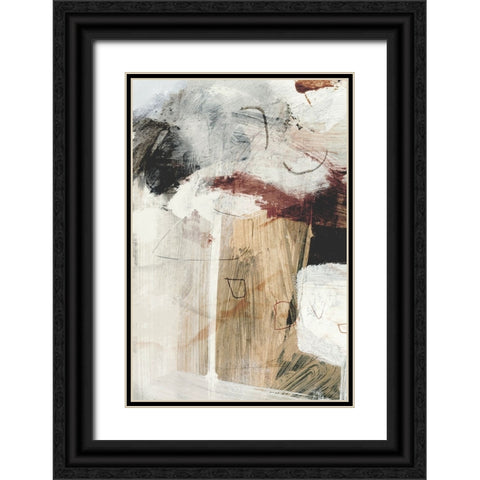Go With It No1 Black Ornate Wood Framed Art Print with Double Matting by Hobday, Dan