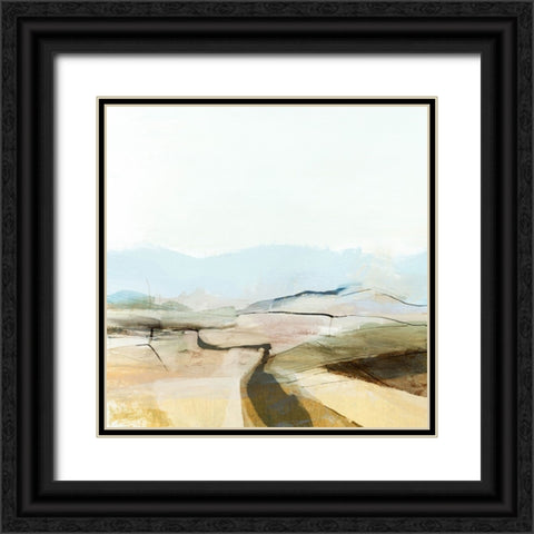 Countryview Black Ornate Wood Framed Art Print with Double Matting by Hobday, Dan